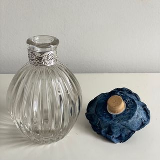 Frasco de cristal Acquachiara vintage