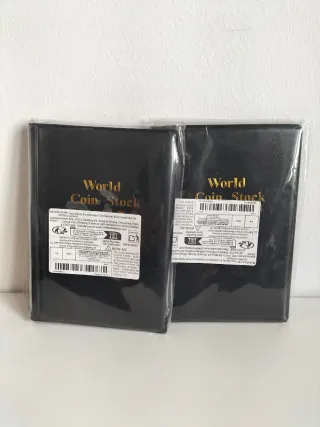 2 Album Raccoglitore Porta Monete X 120