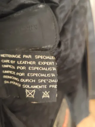 Chaqueta Piel Vintage Chevignon Negra