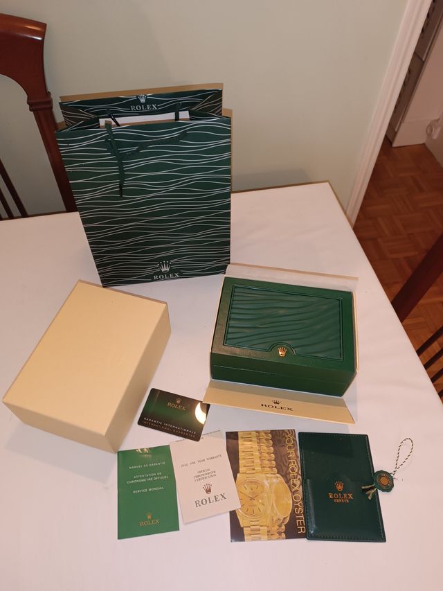 Caixa de joias Rolex para relógio