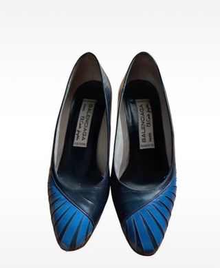 Zapatos Balenciaga Vintage Azul y Negro