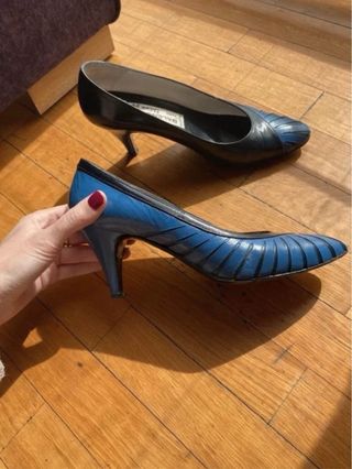Zapatos Balenciaga Vintage Azul y Negro