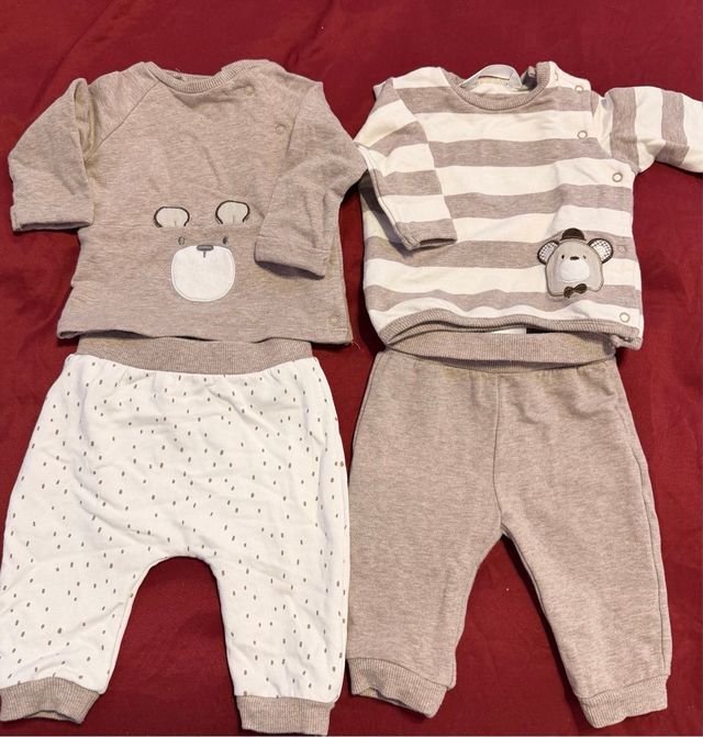 Lote Ropa Bebé Bodies Manga Larga y Corta