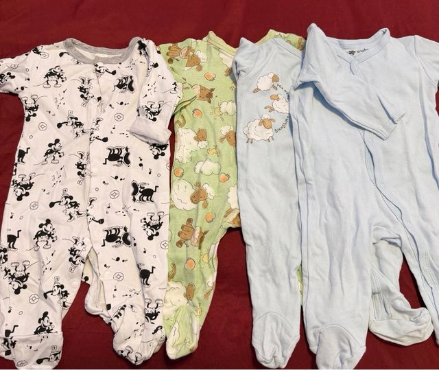 Lote Ropa Bebé Bodies Manga Larga y Corta