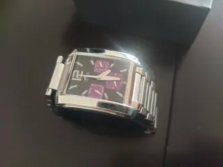 Reloj Lotus Hombre Plata y Morado