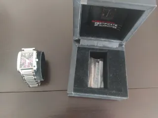 Reloj Lotus Hombre Plata y Morado