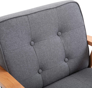 Poltrona Vintage Stile Scandinavo Morbida e Ammort