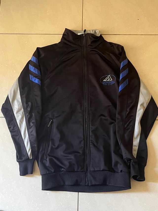 Chaqueta Adidas Negra y Azul