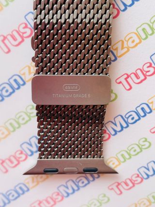 Correa Apple Watch Ultra Milanese Loop Titanio