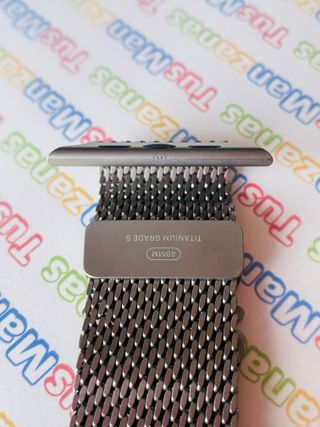 Correa Apple Watch Ultra Milanese Loop Titanio
