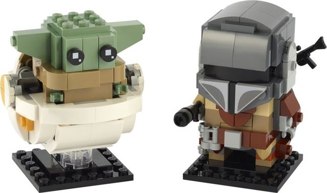 LEGO BrickHeadz 75317 El Mandaloriano y el Niño