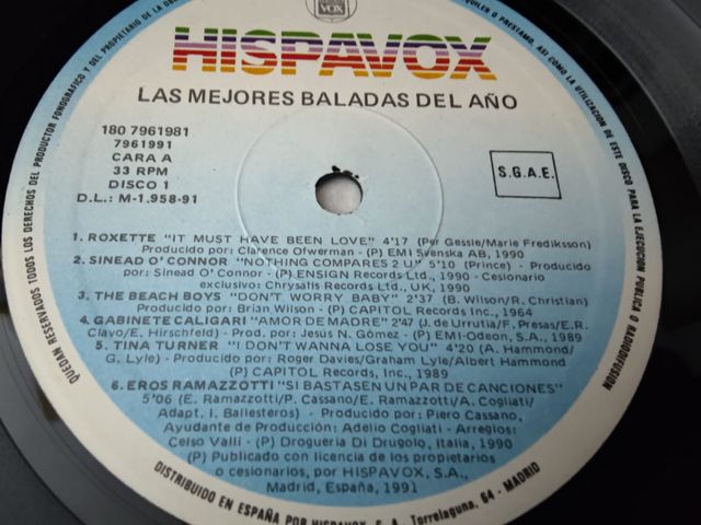 Vinilo Baladas 25 Exitos