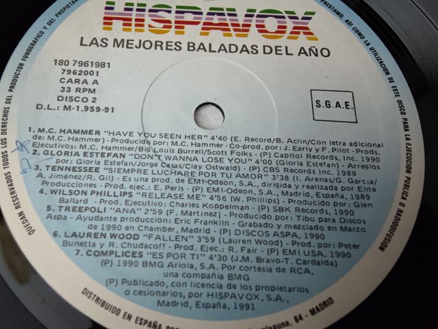 Vinilo Baladas 25 Exitos