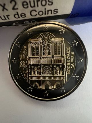 Moneta 2 Euro Notre Dame 2025