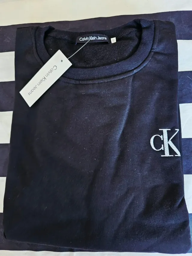Sudadera Calvin Klein Jeans Negra