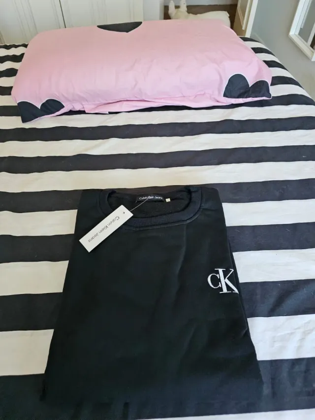 Sudadera Calvin Klein Jeans Negra