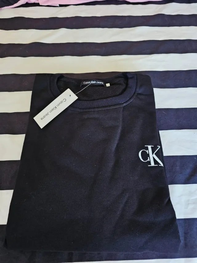 Sudadera Calvin Klein Jeans Negra