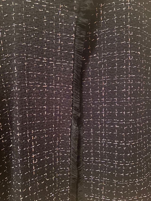 Chaqueta Tweed Negra y Blanca