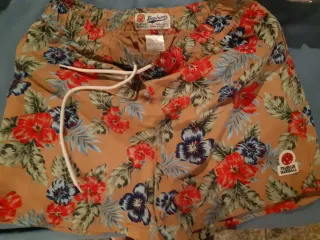 Bañador Franklin Marshall Naranja Estampado