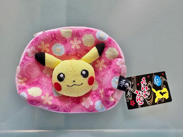Monedero cartera Pikachu Pokémon Rosa Japón
