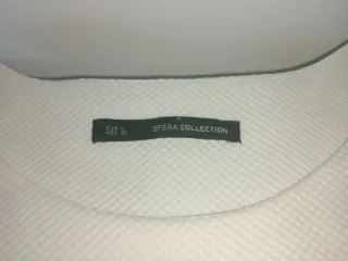 Blusa blanca manga larga