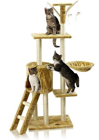 Tiragraffi nuovo con cucce h 140 cm