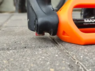 Protettore per forcelle bici