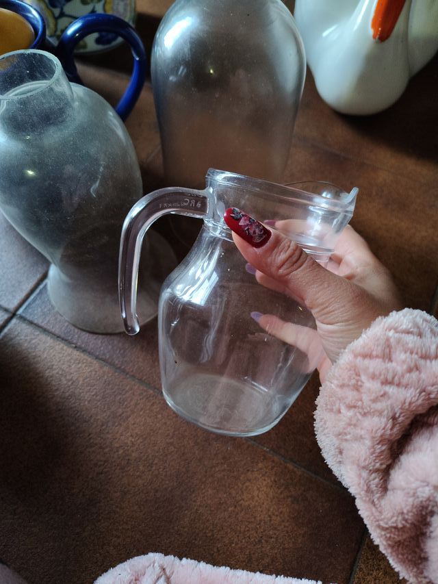 Jarrón de porcelana con tapa de todo en lote 11