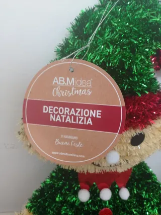 Coppia Gnomi Natalizi Decorazione 56 cm