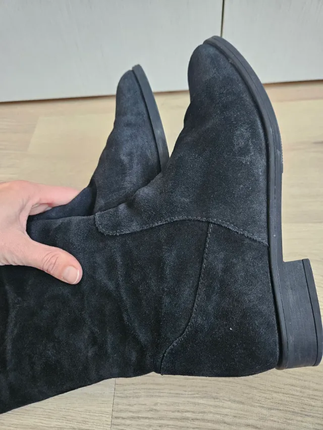 Botas altas Alpe piel negra Talla 38