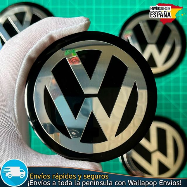 Emblema Volkswagen 80mm Pegatina Tapacubos Llantas