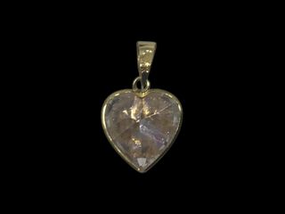 colgante oro 18k con circonita