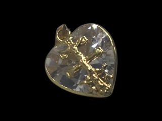 colgante oro 18k con circonita