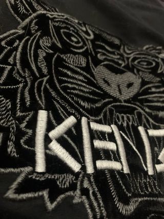 Sudadera Kenzo Negra con Tigre