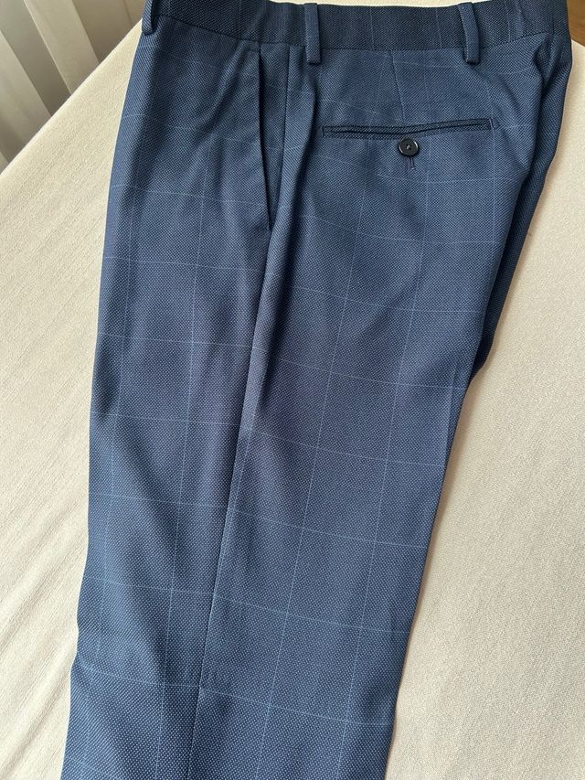 Traje de 3 piezas azul marino Mango (Nuevo)