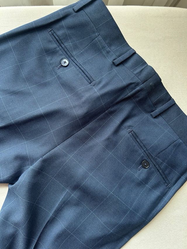 Traje de 3 piezas azul marino Mango (Nuevo)