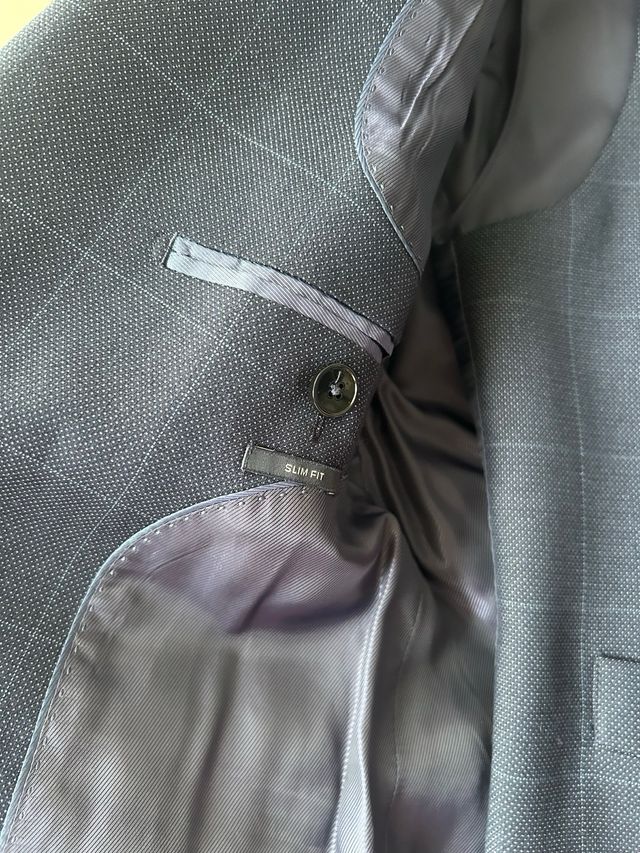 Traje de 3 piezas azul marino Mango (Nuevo)