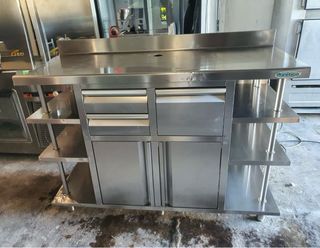 Mueble Cafetero Acero Inoxidable