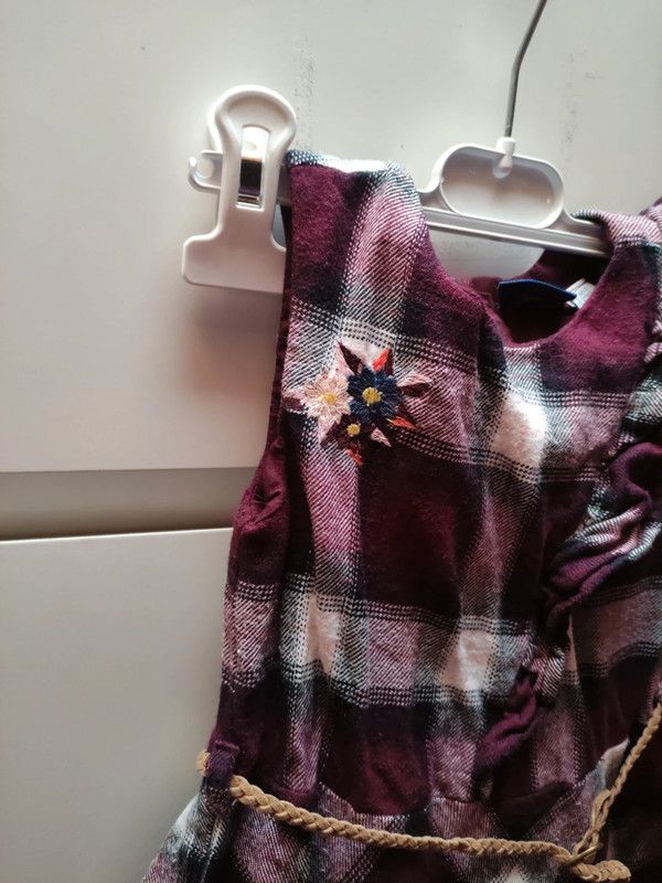 Vestito a quadri Chicco 3 anni