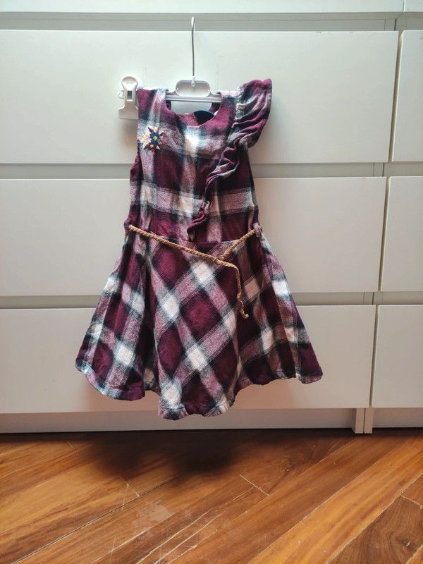 Vestito a quadri Chicco 3 anni