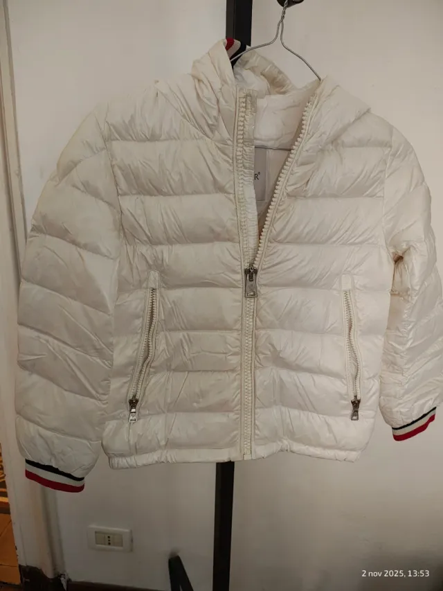 Moncler Piumino Bambino Bianco. taglia 8 anni 128c