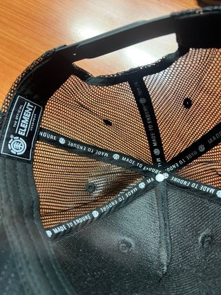 Gorra Element Rejilla Negra