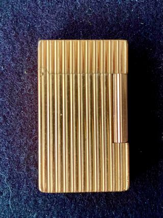 Encendedor DUPONT chapado oro 20 micras