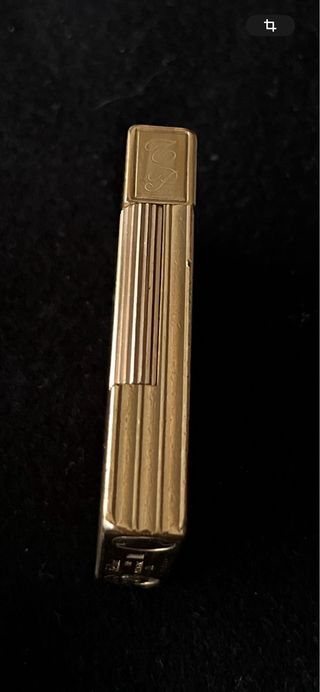 Encendedor DUPONT chapado oro 20 micras