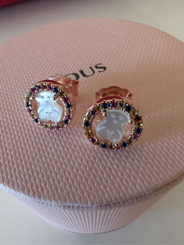 Pendientes Tous Oso Multicolor