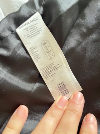 Minifalda de piel genuina roja