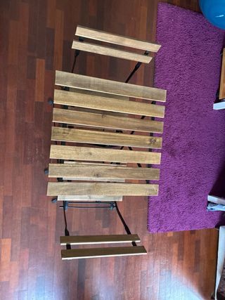 Mesa y 2 Sillas Plegables Ikea