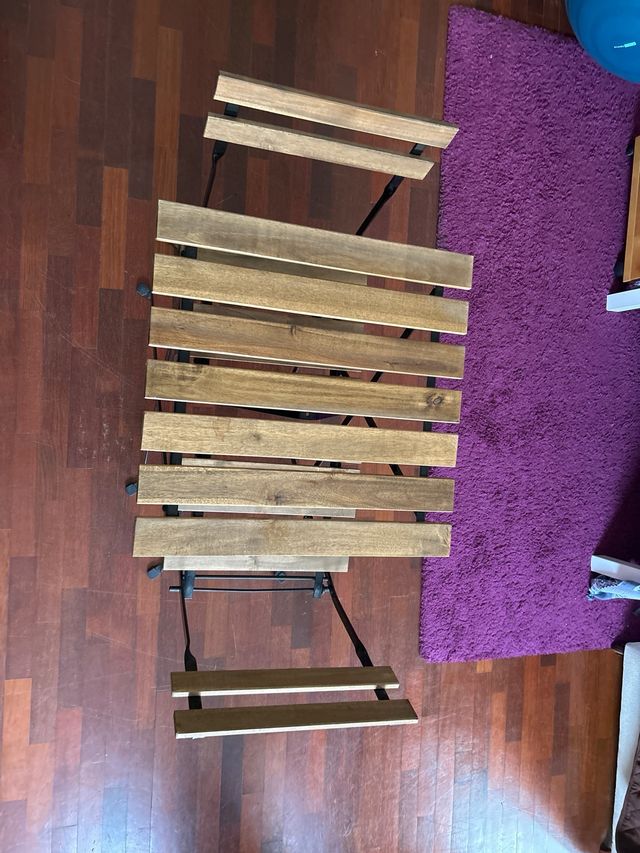 Mesa y 2 Sillas Plegables Ikea