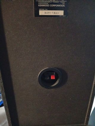 2 Altavoces Kenwood Negros