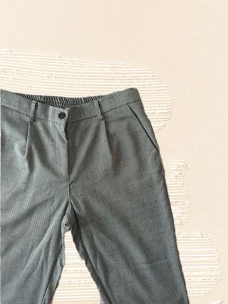 Herringbone trousers vintage style made in Italy L